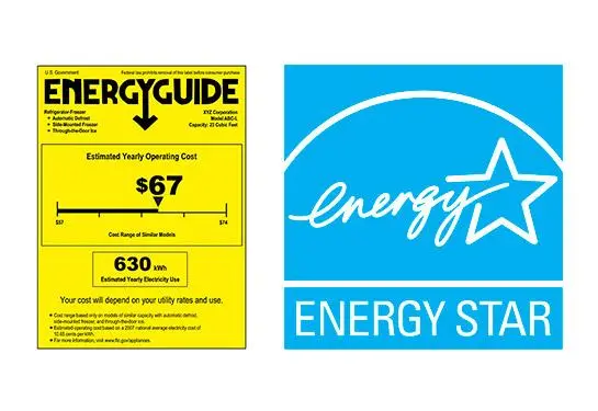 energy star rated label